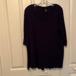 Torrid long navy blue long sleeve top